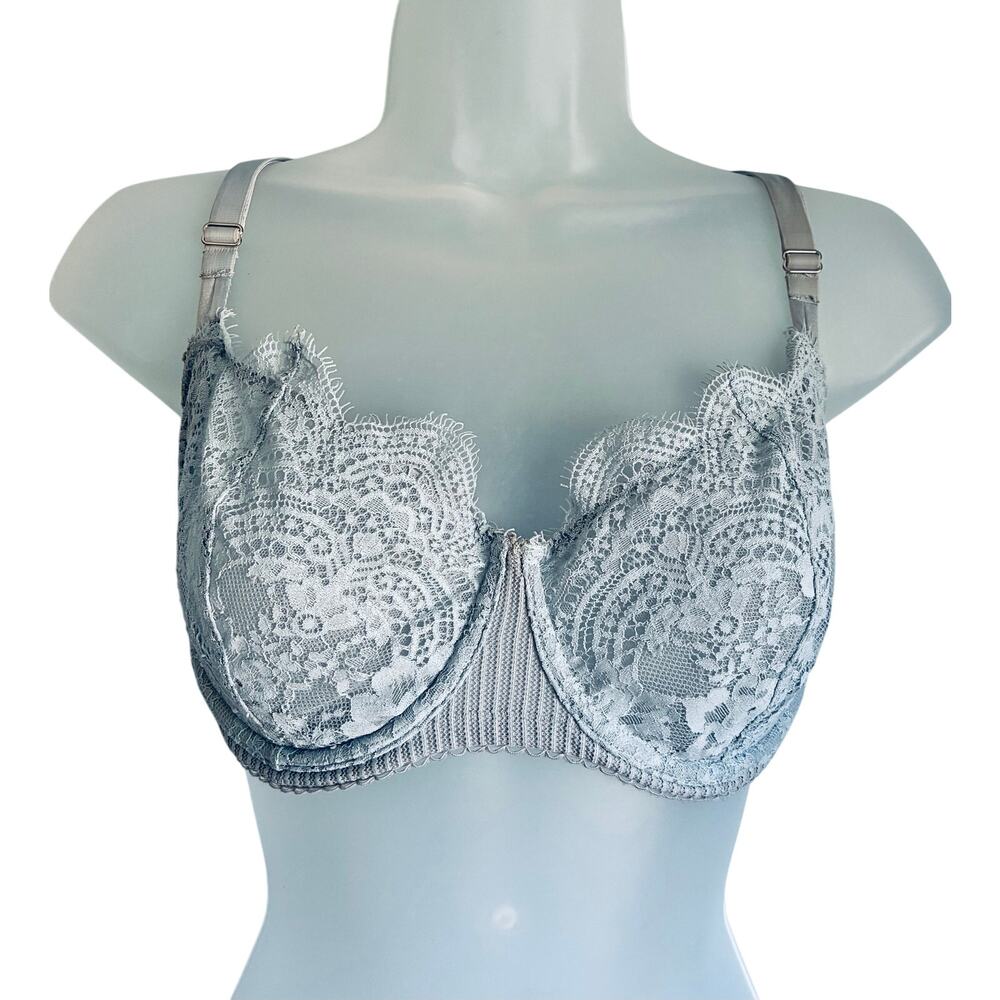 Victoria's Secret Bra Dream Angels Push Up Without Padding Blue 38D